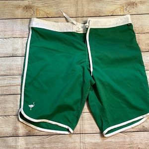 The Chive KCCO Mens Green Swim trunks size 34